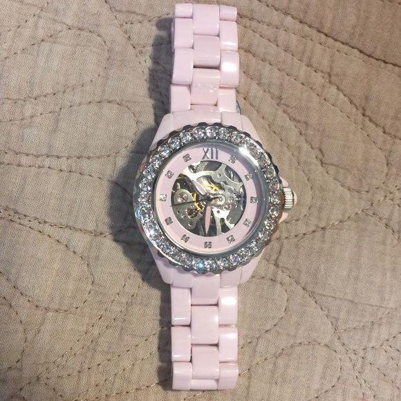 Real Collectibles by Adrienne Pink Ceramic Watch - Picture 4 of 11